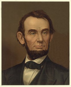 Abraham Lincoln, pub. 1877 by American School